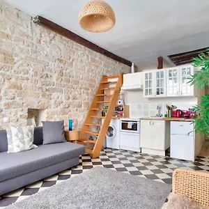 Cozy 1 Mezzanine & 1bedroom Louvre Moulins Free Netflix París